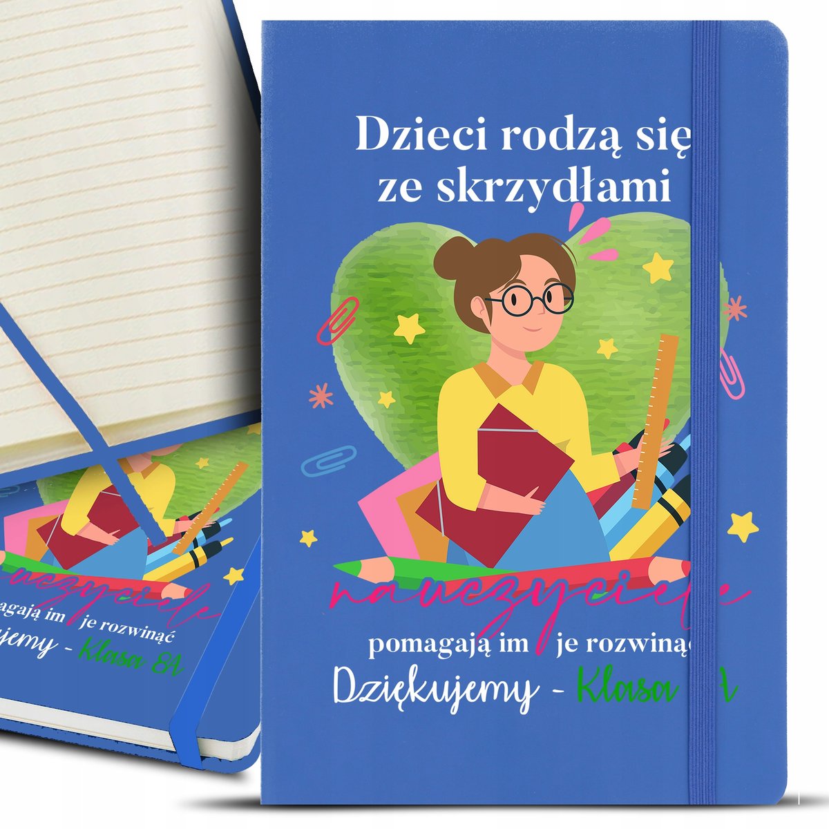 Notes Notatnik A5 Granat Dla Nauczyciela IMIĘ Wz