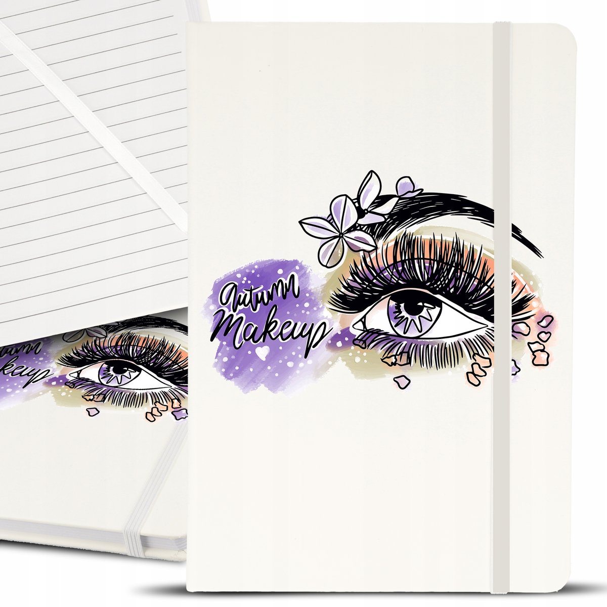 Notes A5 Biały Dla Makijażystki AUTUMN MAKEUP Wz