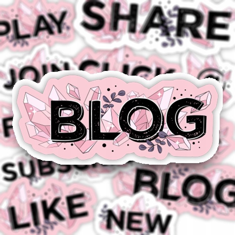 Naklejki Do Kartek Albumu Notesu BLOGOWE 15x21