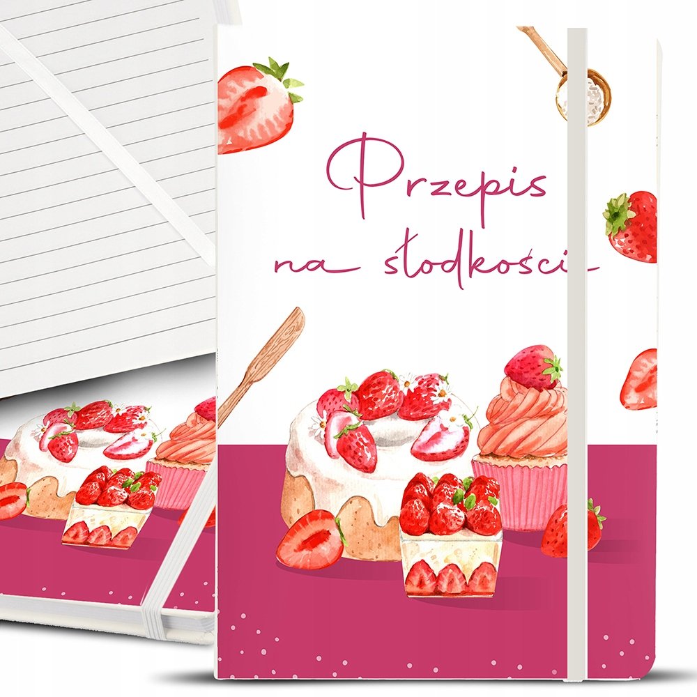 NOTES NA PRZEPISY ZESZYT KULINARNY PRZEPIŚNIK BIAŁY Przepis Na Słodkości Wz