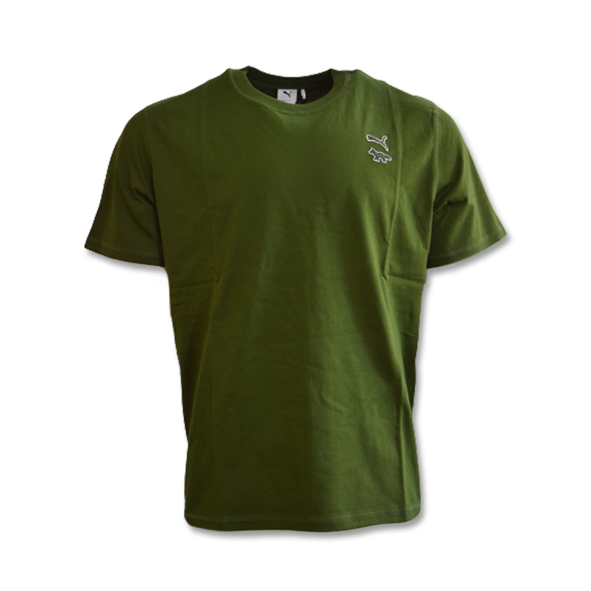 Koszulka MAISON KITSUNE X PUMA T-shirt Rifle Green - 532327-94-L