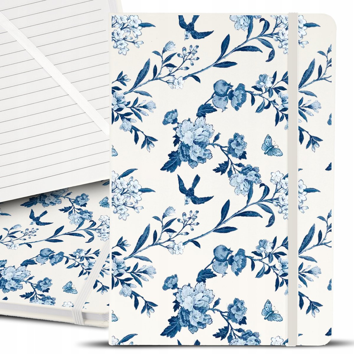 Notes Notatnik Bujo A5 Biały BOTANIC KWIATY Wzory