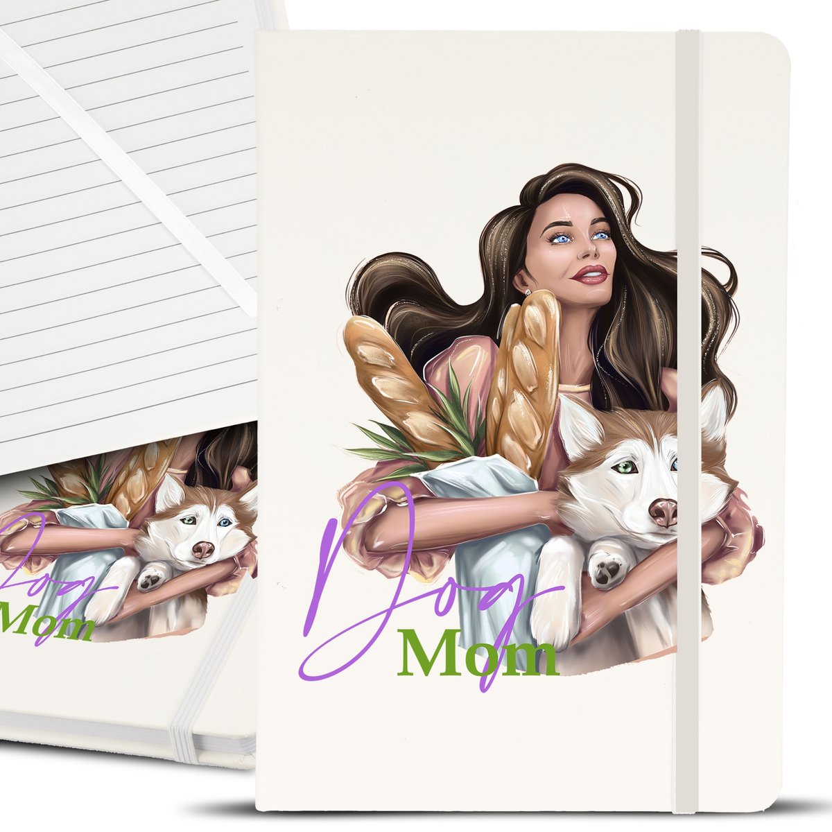 Notes Notatnik Bujo A5 Biały DLA PSIARY DOG MOM Wz