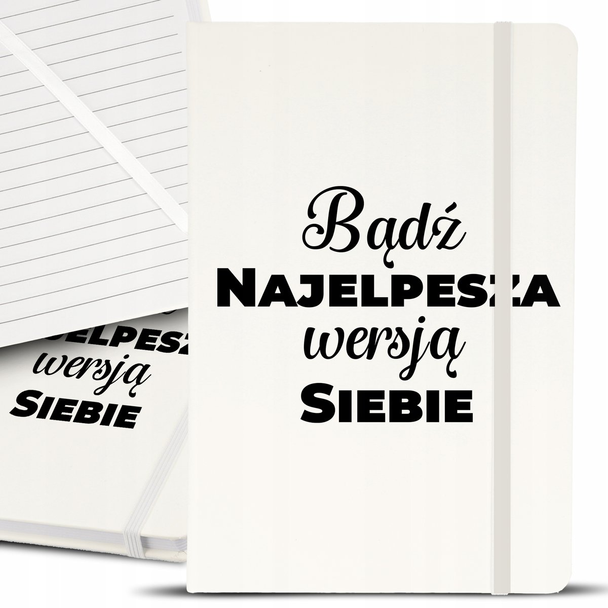 Notes Notatnik A5 Biały NAJLEPSZA WERSJA SIEBIE Wz