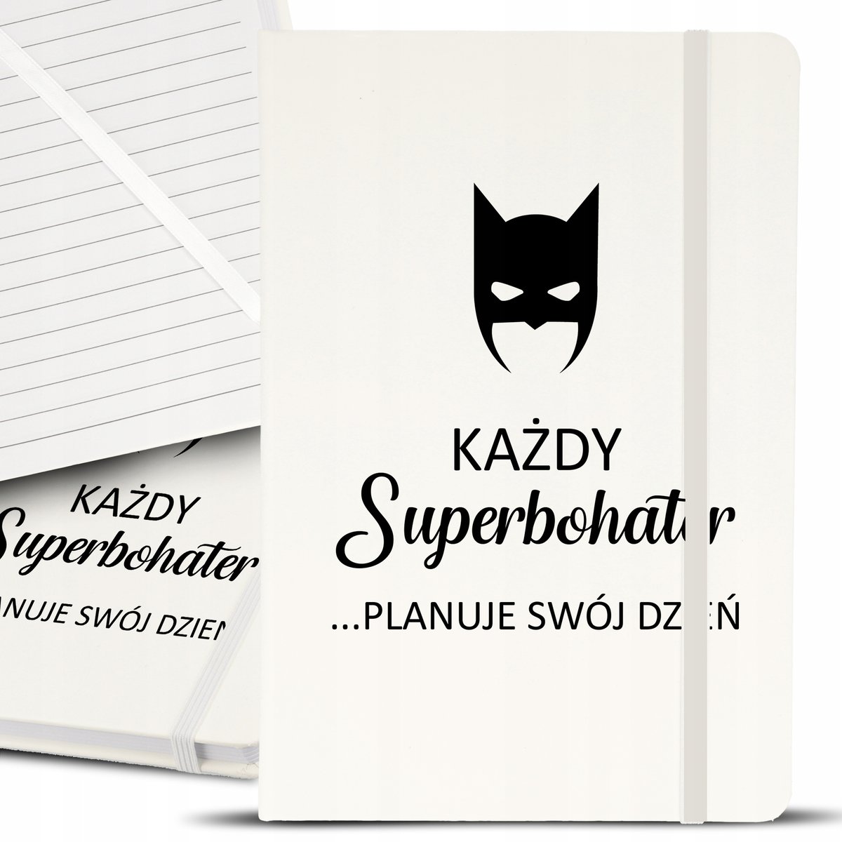 Notes Notatnik A5 Biały DLA SUPERBOHATERA Wzory