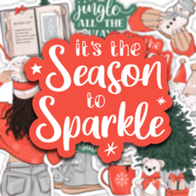 Naklejki Do Kartek Albumu Notes Świąteczne 15x21