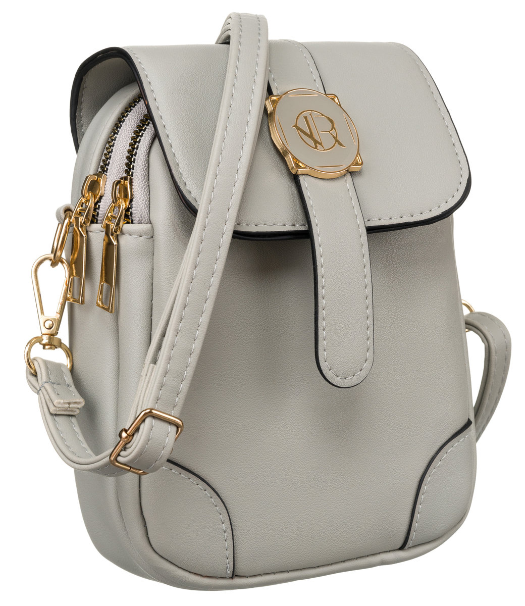 Saszetka damska torebka z eko skóry Rovicky z paskiem na ramię