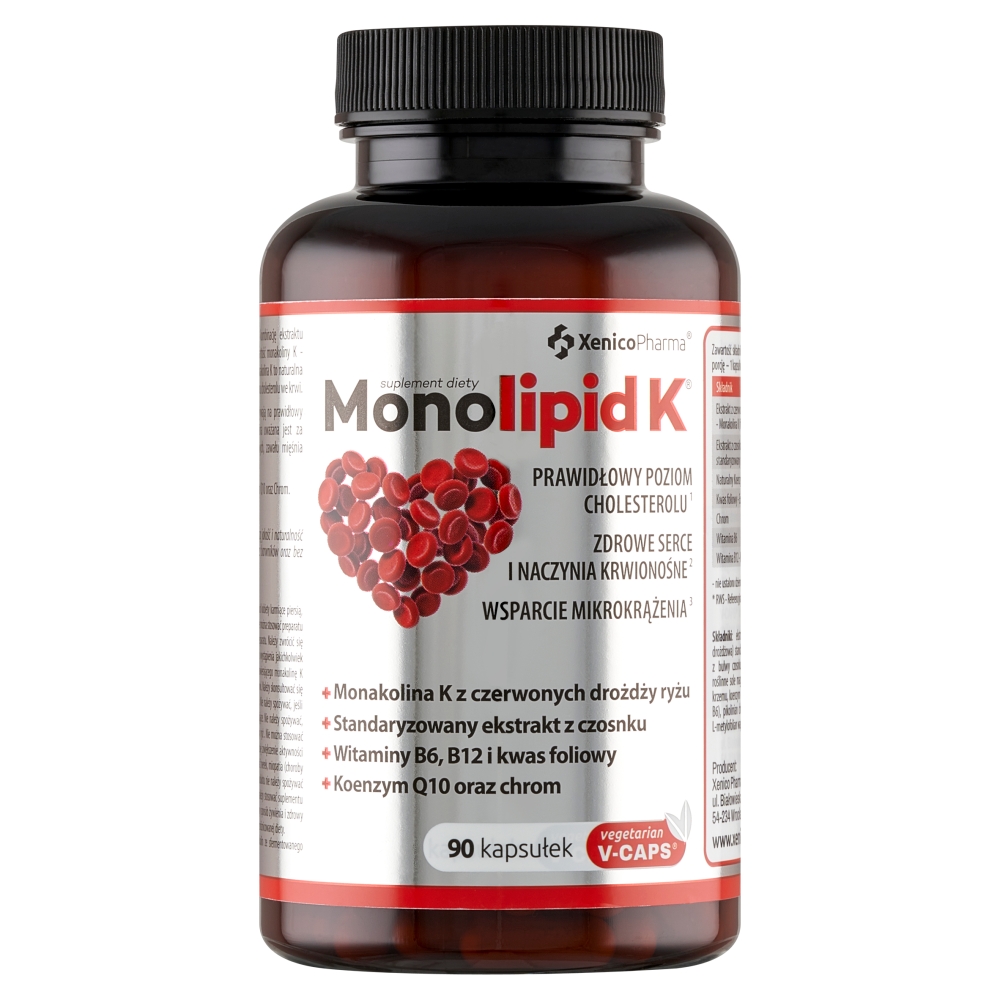 Monolipid K, Suplement diety, 90 kaps.