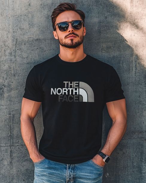 Koszulka Męska The North Face Czarna Klasyk Prezent pod choinkę L