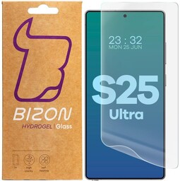 Bizon Folia hydrożelowa na ekran Glass Hydrogel Front do Galaxy S25 Ultra, 2 sztuki