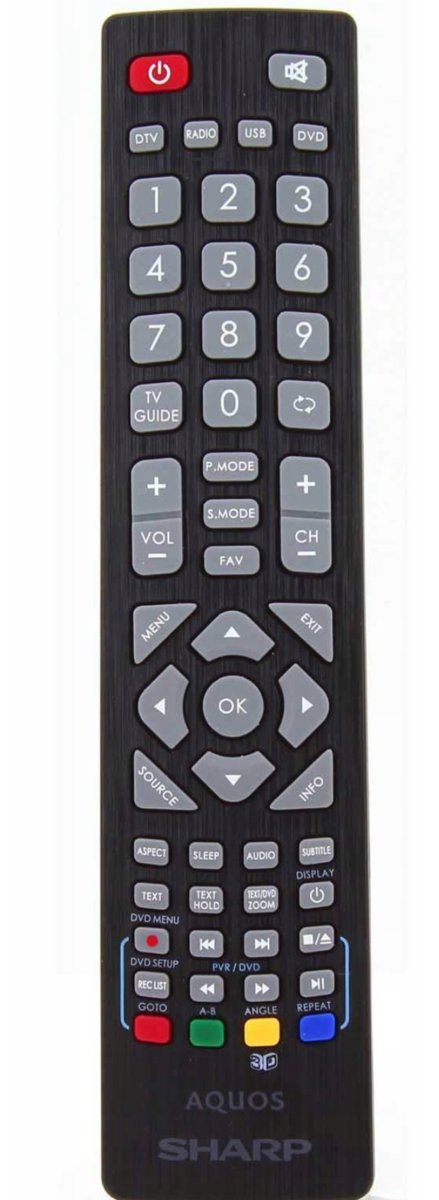 Oryginalny Pilot Sharp AQUOS SHW/RMC/0103 na podczerwień