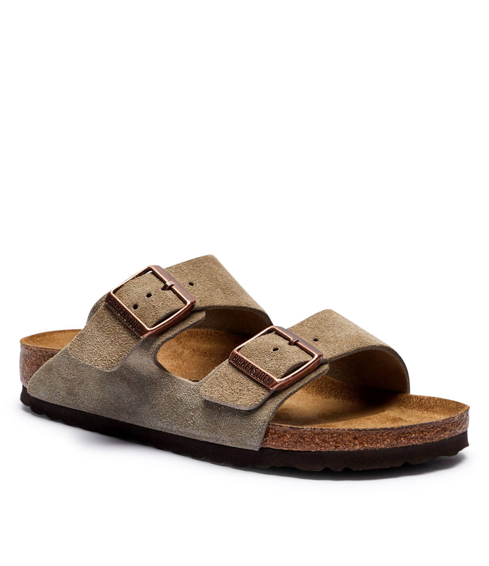 Birkenstock Klapki Arizona narrow fit zamsz