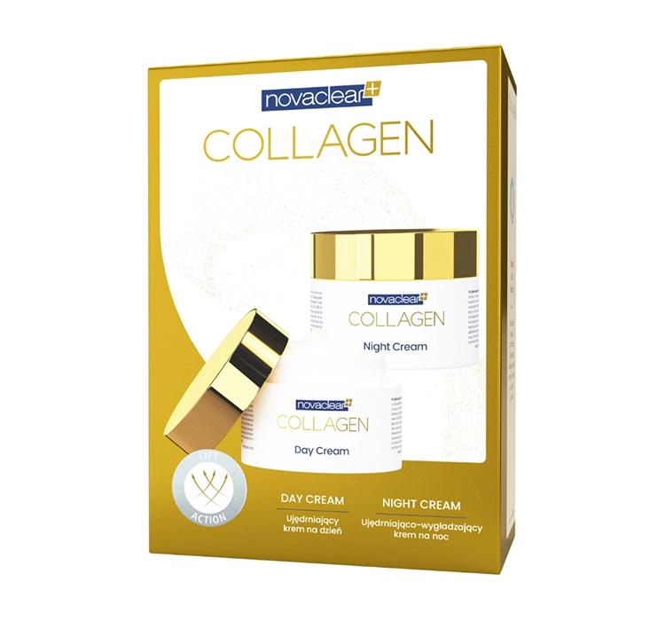 Novaclear Collagen zestaw kosmetyków do pielęgnacji twarzy krem na dzień + krem na noc