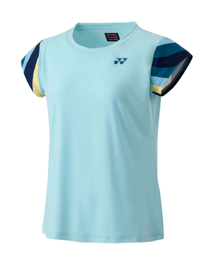 Koszulka damska Yonex Women's Crew Neck Shirt 20754 Cyan XL