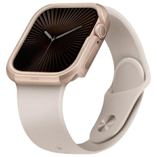 UNIQ etui Valencia Apple Watch Series 46mm złoty/gold