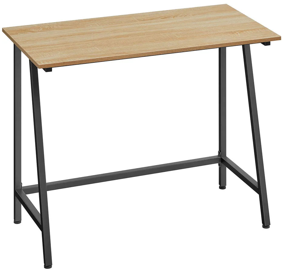 Elior Proste biurko komputerowe w stylu loft dąb sonoma B8-S66