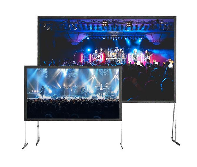 AV Stumpfl Vario 32 ekran ramowy 180 x 310 cm 16:9 z tkaniną do przedniej projekcji