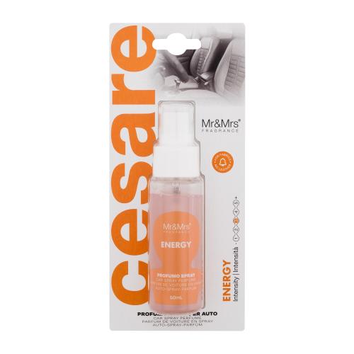 Mr&Mrs Fragrance Cesare Car Spray Perfume Energy Zapach samochodowy 50 ml
