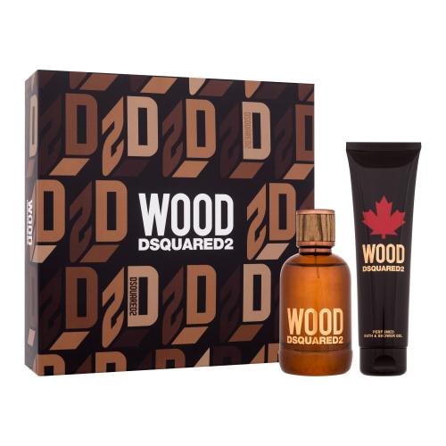 Dsquared2 Wood Zestaw woda toaletowa 100 ml + żel pod prysznic 150 ml
