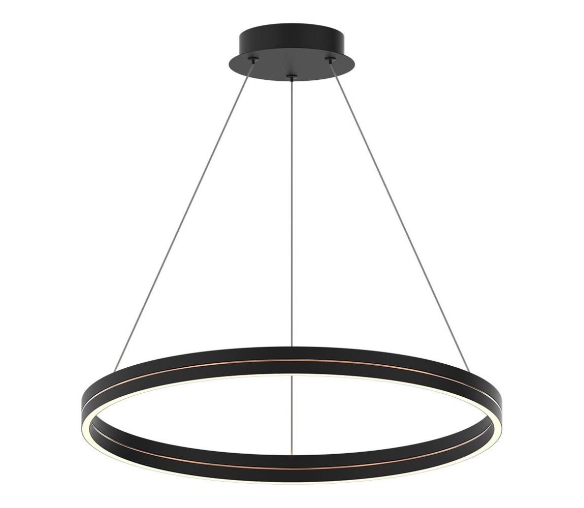 LED Żyrandol na lince GRAVITY LED/36W/230V czarny