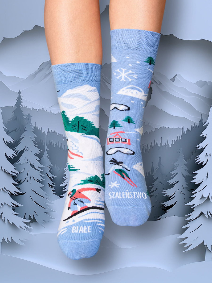 BIAŁE SZALEŃSTWO / skarpety