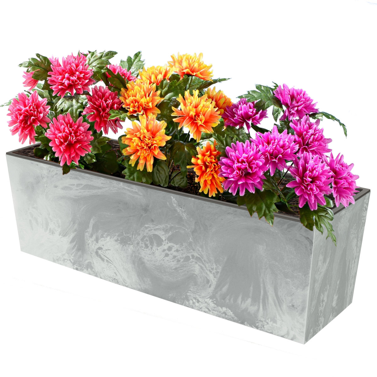 Skrzynka balkonowa wkład 58x19 cm beton