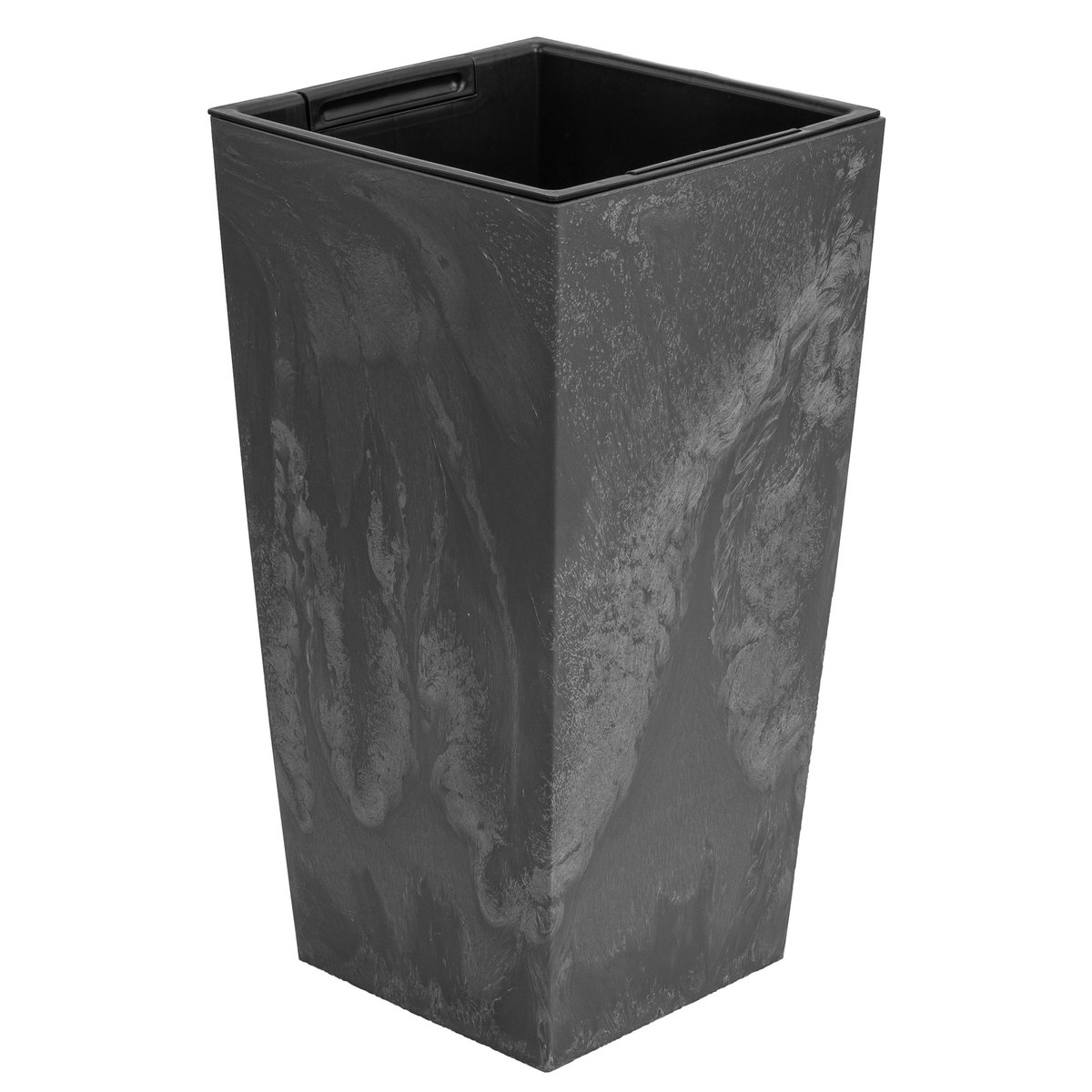 Donica wkład wysoka 32,5x32,5x61 cm szary