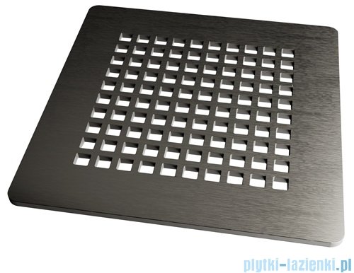 New Trendy Mori Gunmetal kratka odpływowa do brodzika szczotkowany grafit AK-0023
