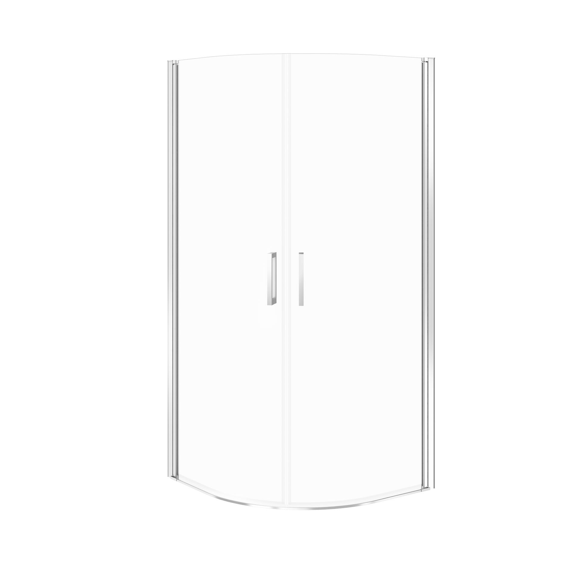 Kabina prysznicowa Cersanit Moduo 90x90x195 półokrągła transparentne S162-017