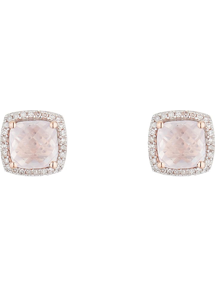 CARATELLI Złote kolczyki-wkrętki 