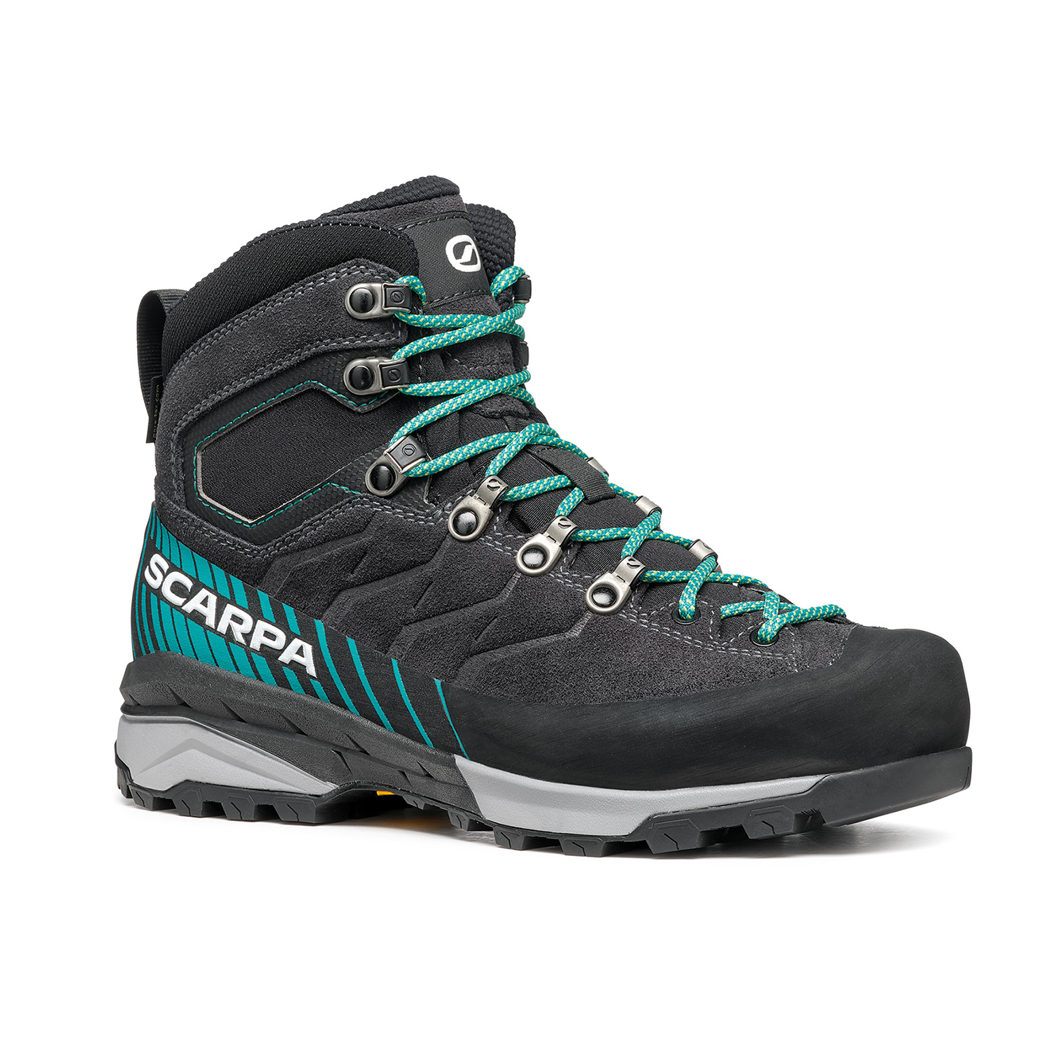 Damskie buty trekkingowe Scarpa Mescalito TRK GTX dark anthracite/tropical green - 38