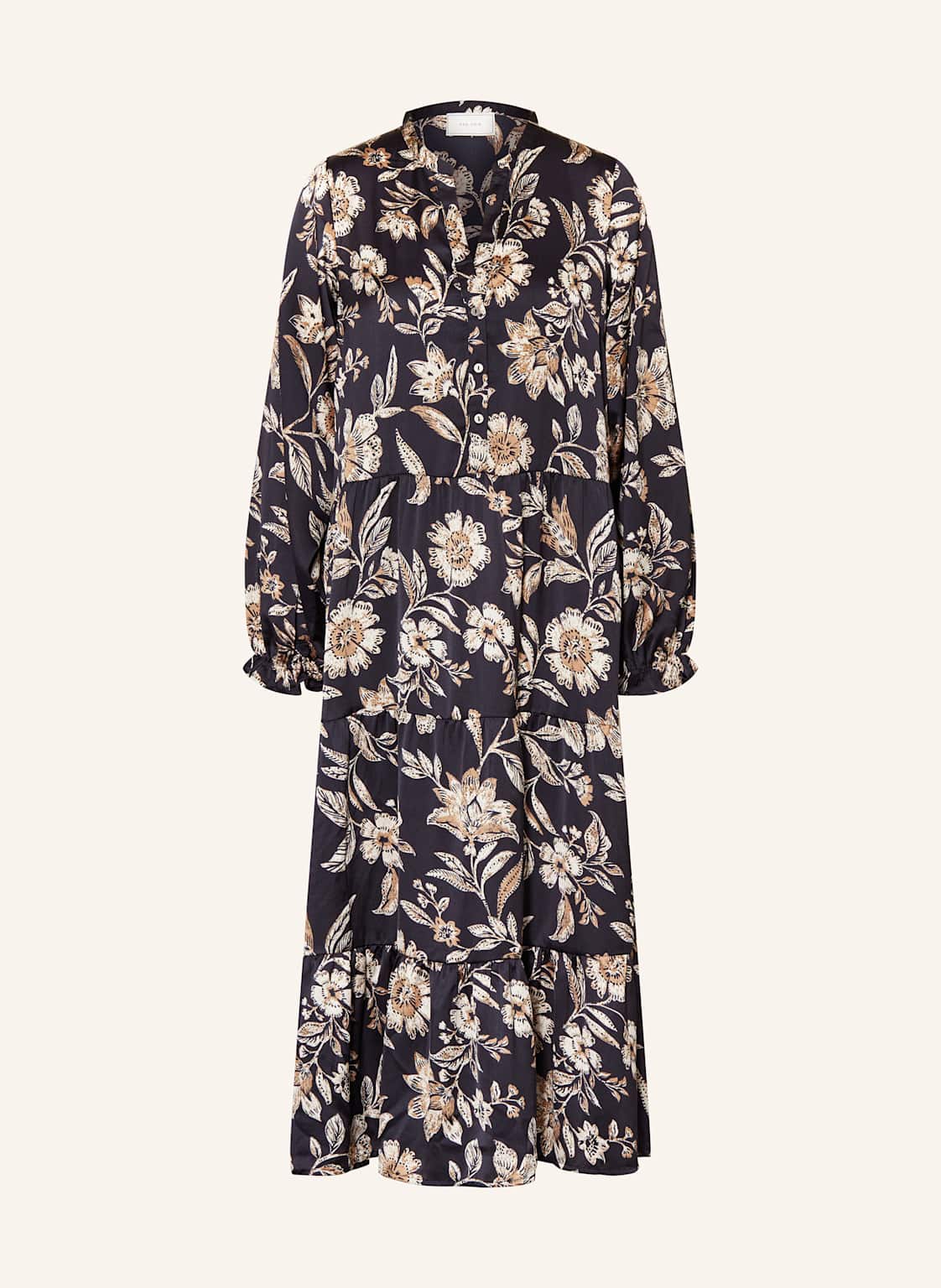 Neo Noir Sukienka Satynowa Layli schwarz