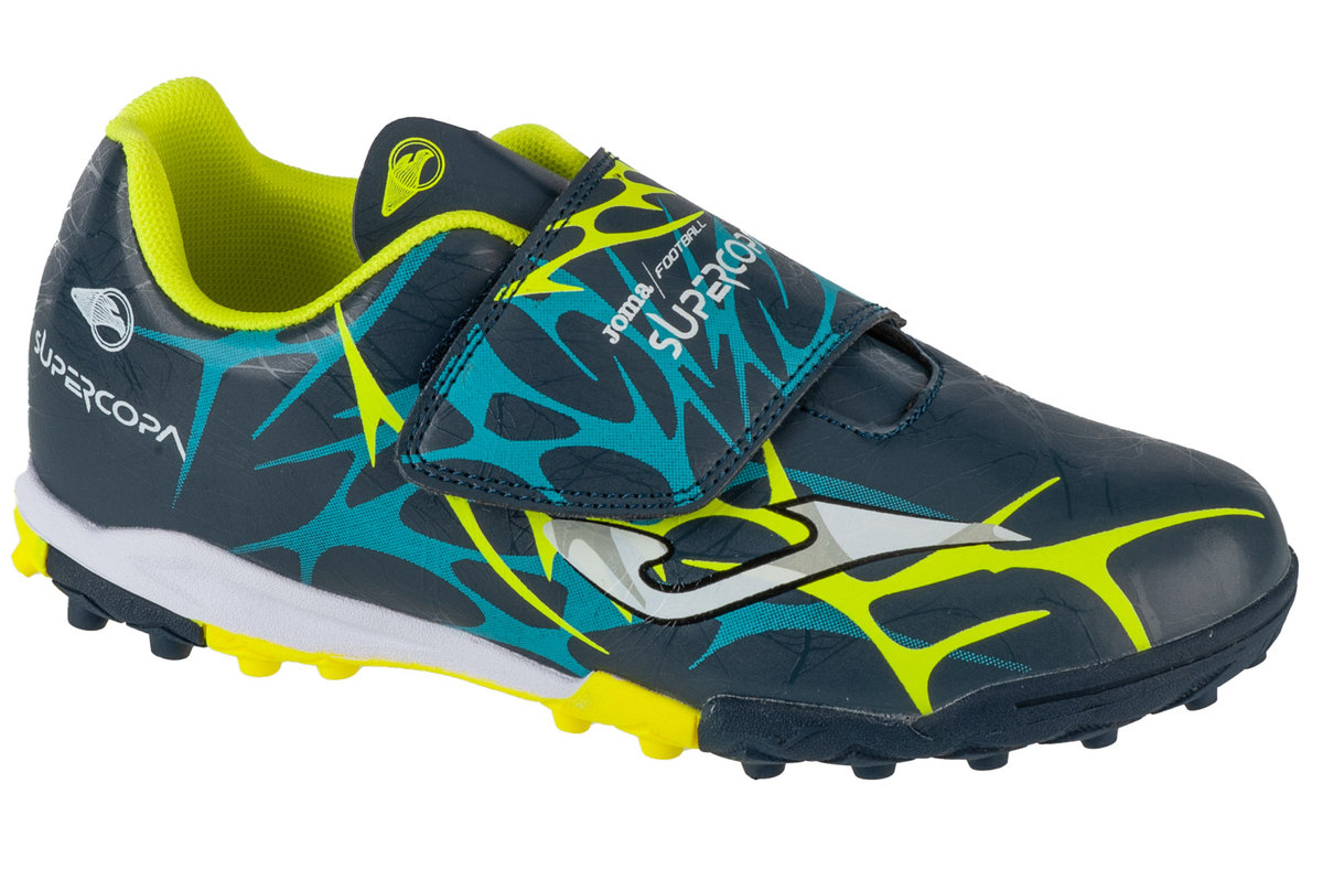 Joma Super Copa Jr 2503 TF SCJS2503TFV, dla chłopca, buty piłkarskie - turfy, Granatowy