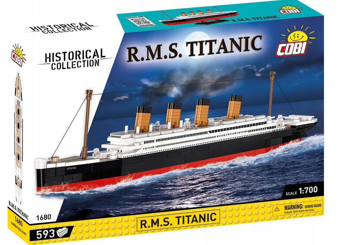 KLOCKI COBI 1680 STATEK R.M.S Titanic HC 593 el.