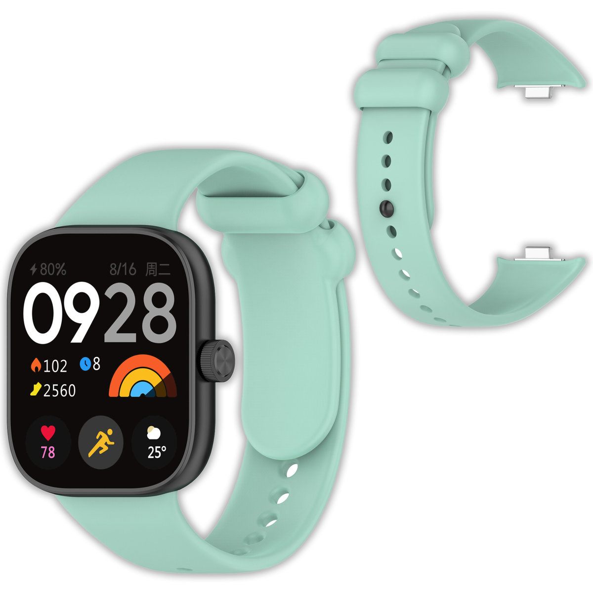 Opaska pasek silikonowy Vanfone do Xioami Redmi Watch 4, turkusowy