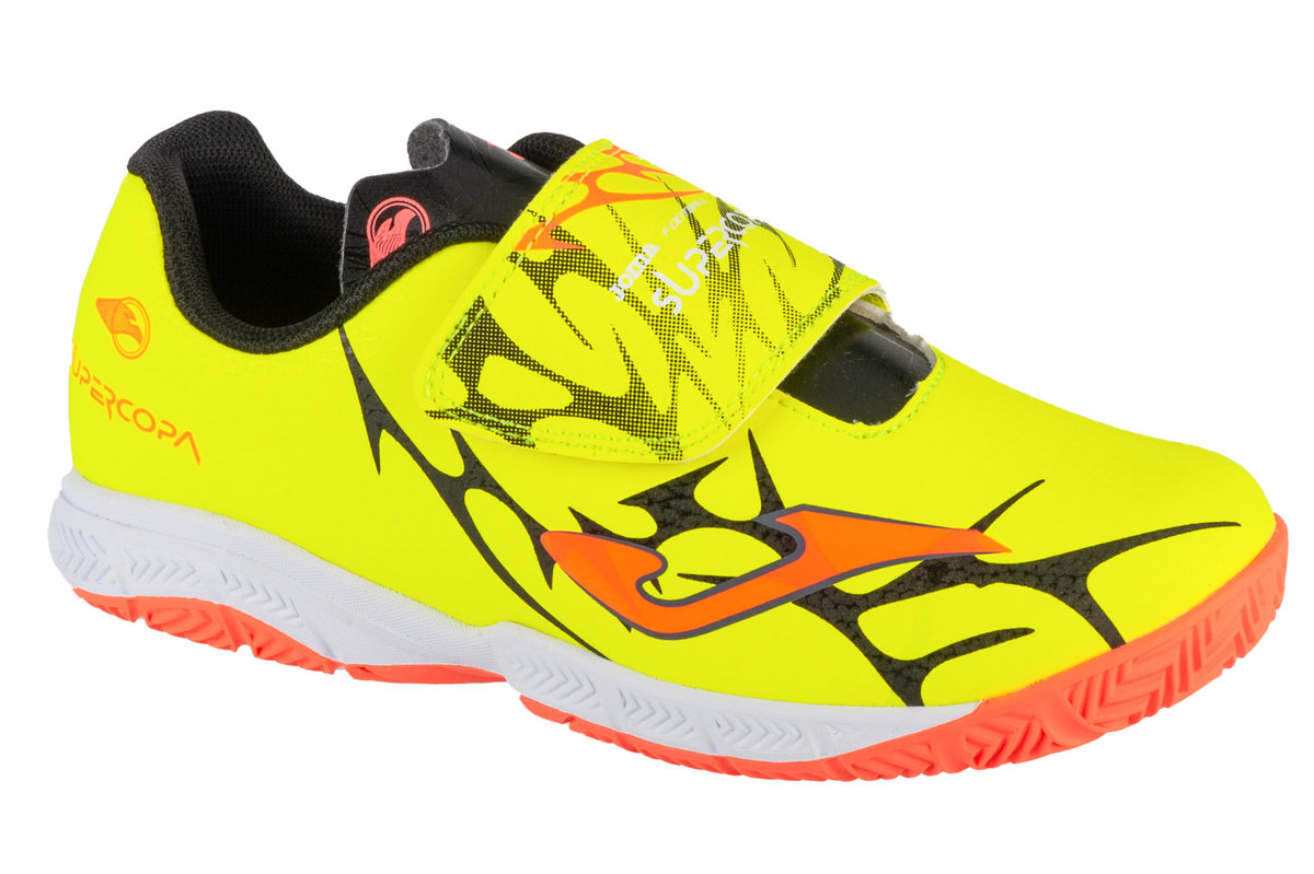 Joma Super Copa Jr 2509 IN SCJS2509INV, dla chłopca, buty halowe - halówki, Żółty