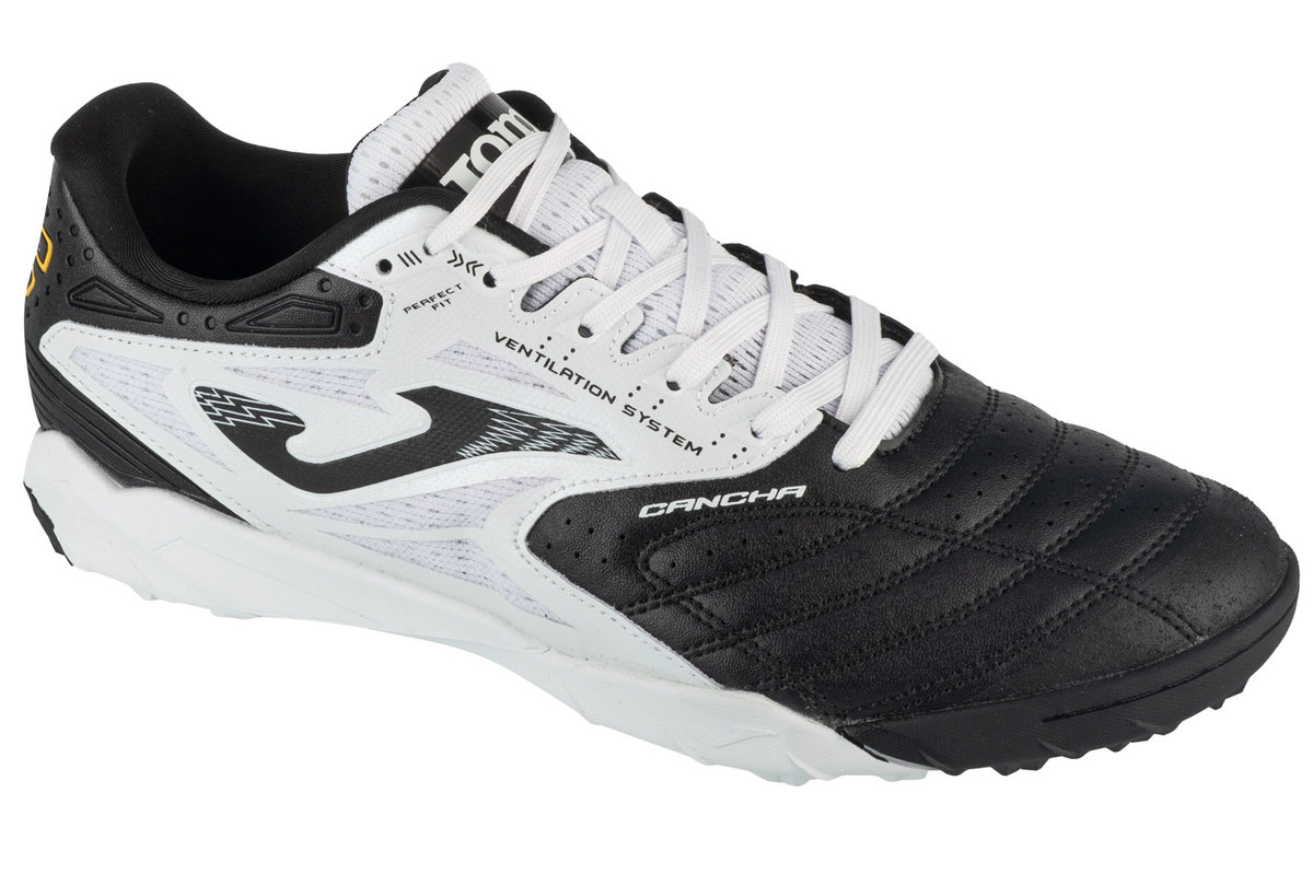 Joma Cancha 2501 TF CANS2501TF, Męskie, buty piłkarskie - turfy, Czarne
