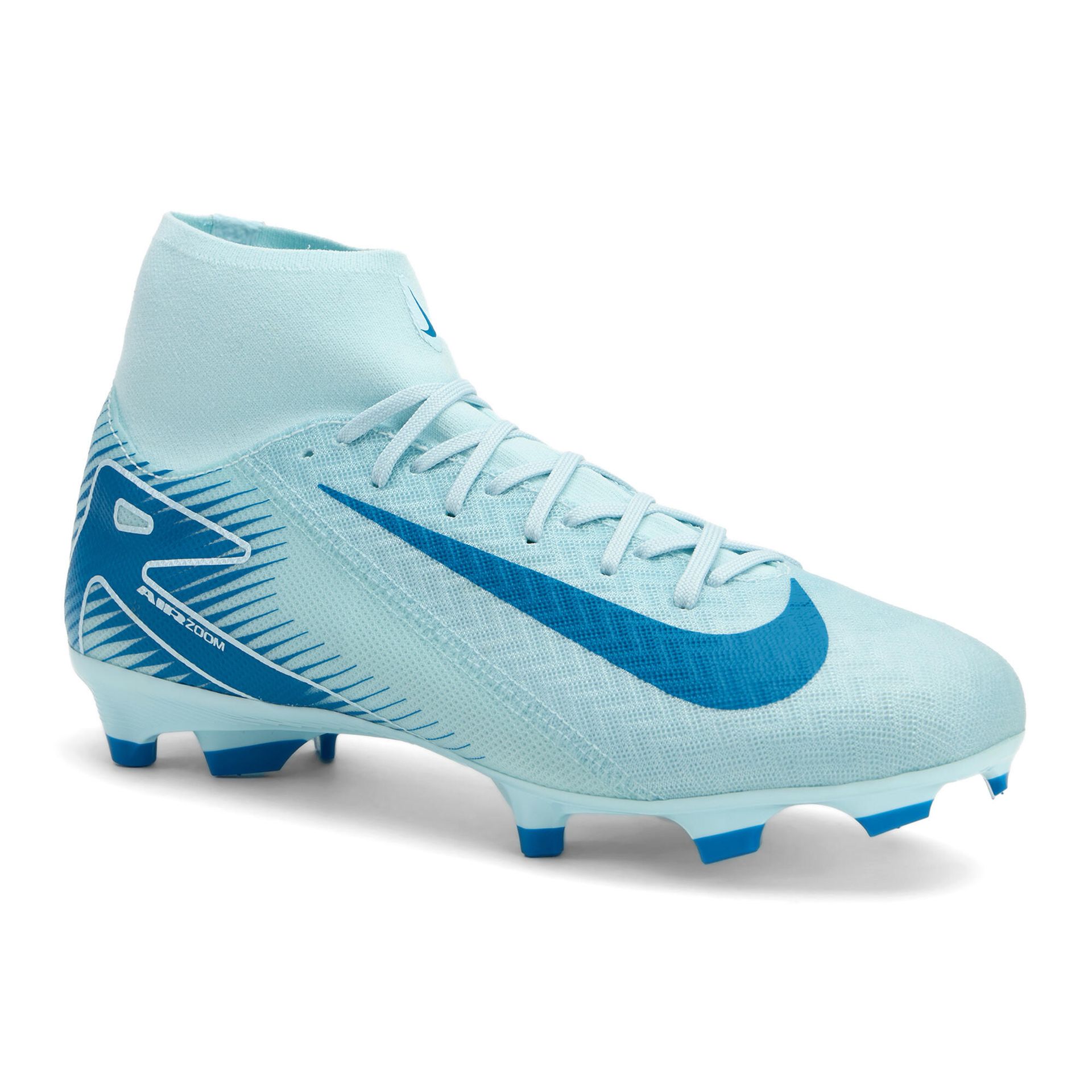 Nike Męskie buty piłkarskie Zm Superfly 10 Acad Fg/Mg, Glacier Blue/Blue Orbit, 44 EU, Lodowiec niebieski niebieski orbit, 44.5 EU