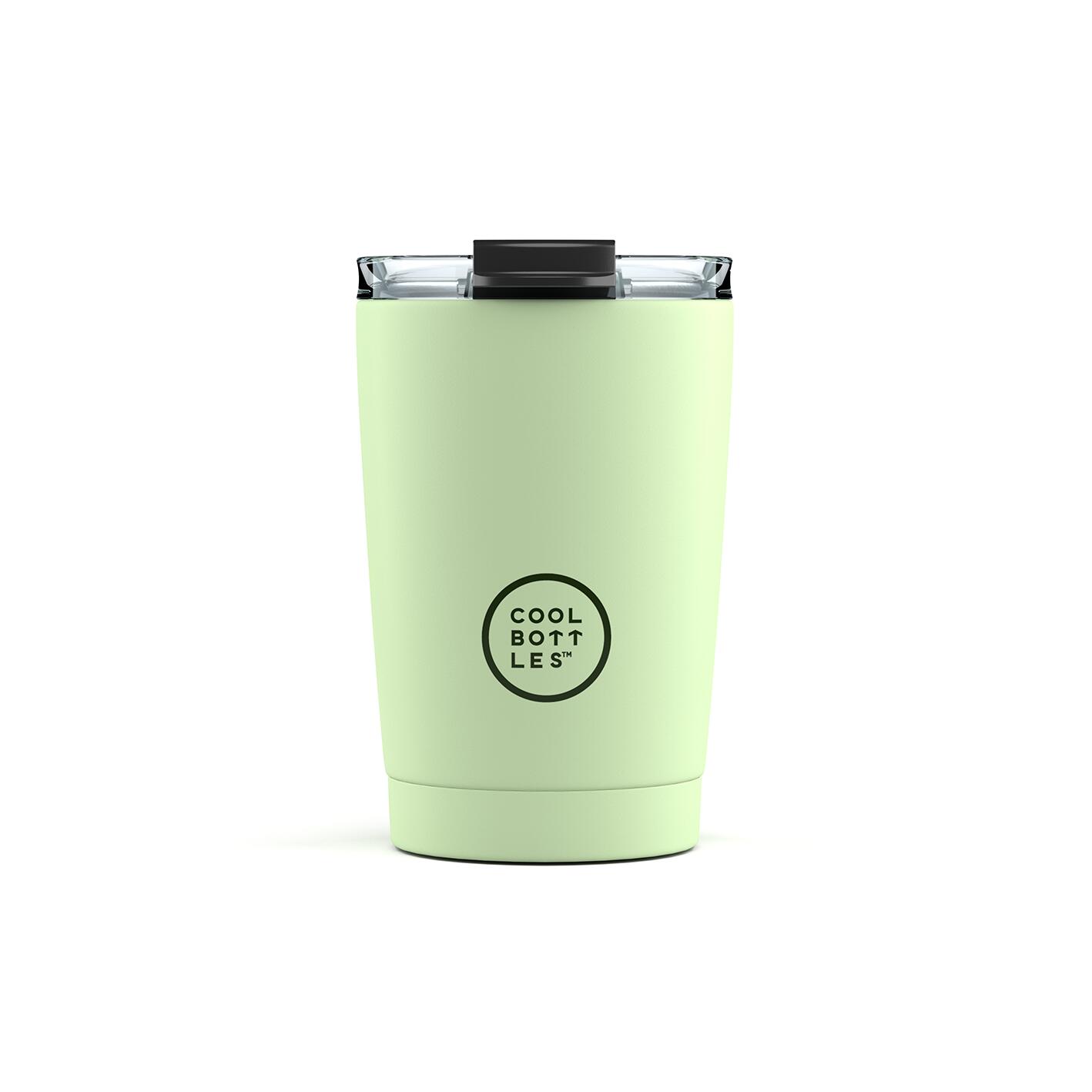 Cool Bottles Kubek termiczny 330 ml Triple cool Pastel Green