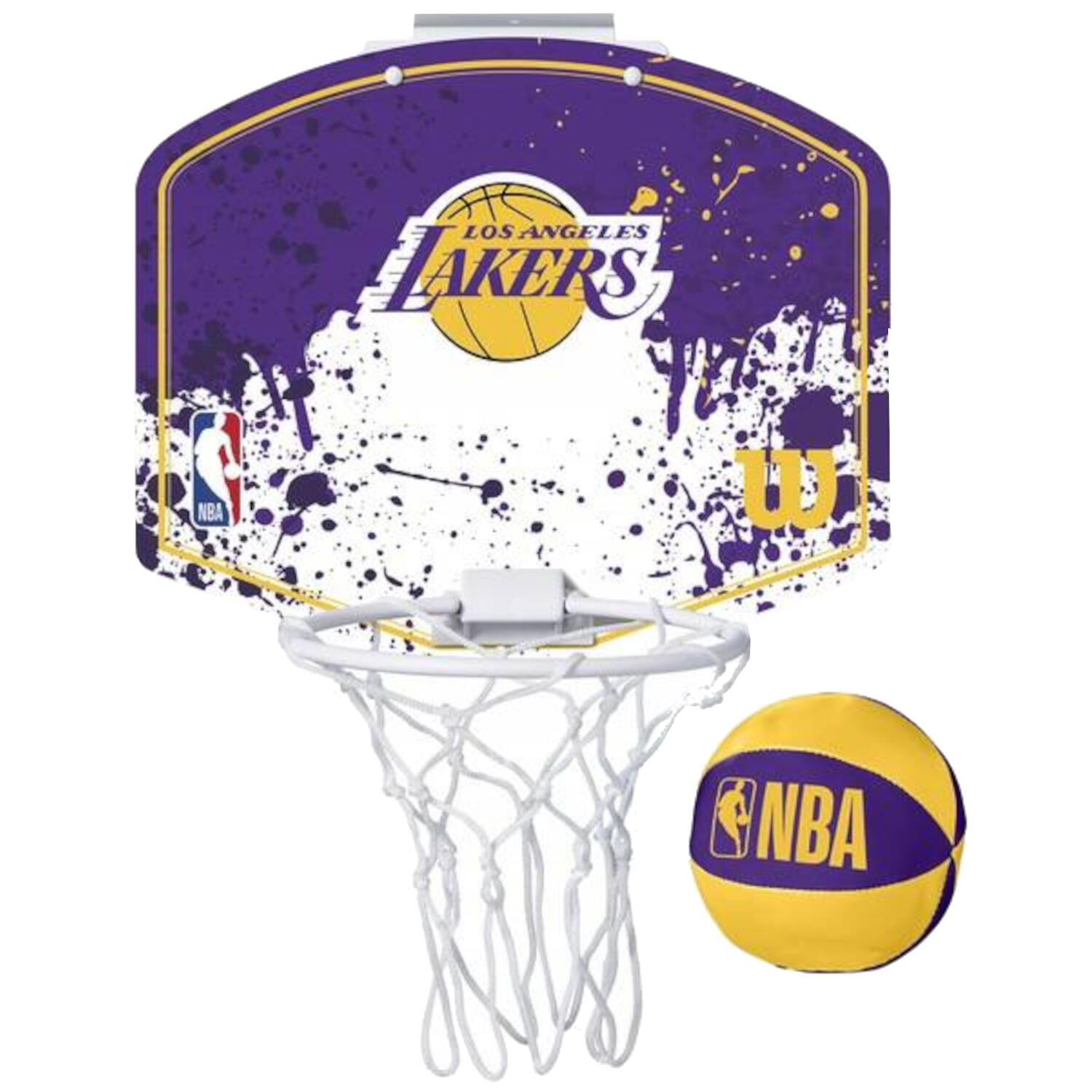 Zestaw do mini-koszykówki Wilson NBA Team Mini Hoop Los Angeles Lakers
