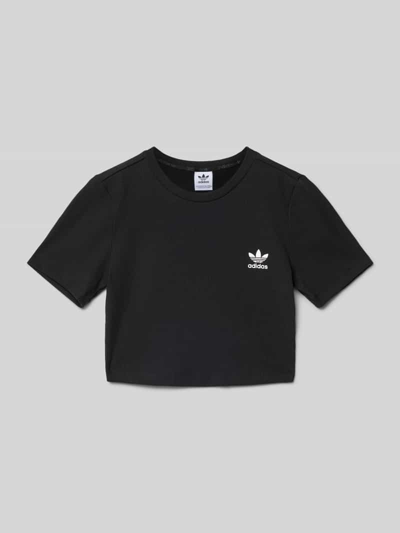 T-shirt krótki z wyhaftowanym logo