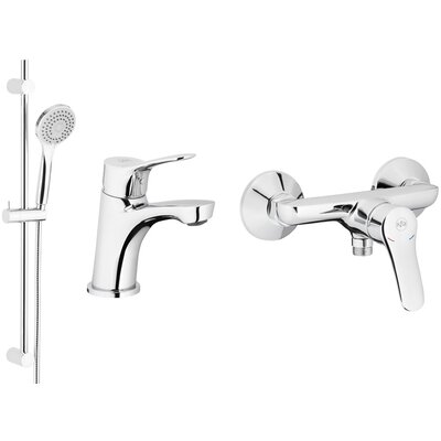 Zestaw wannowy natynkowy KFA ARMATURA Morris 5241-002-00 Chrom