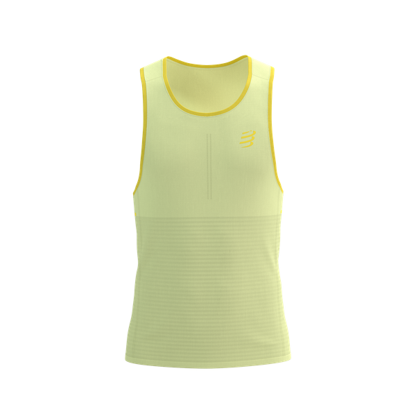 COMPRESSPORT Koszulka biegowa PRO RACING SINGLET elf yellow