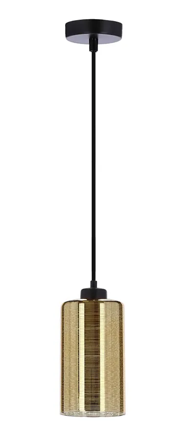 Złota pojedyncza lampa wisząca - D264 N2-D57