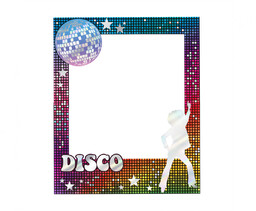 Ramką do selfie Retro Disco - 1 szt.