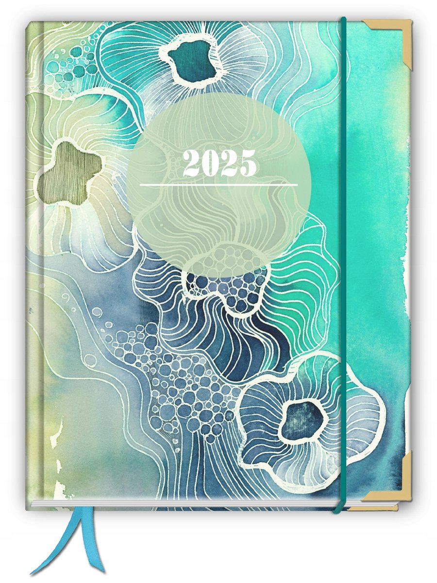 Kalendarz 2025 MINIMAL TaDaPlanner organizer książkowy szyty tygodniowy A5+