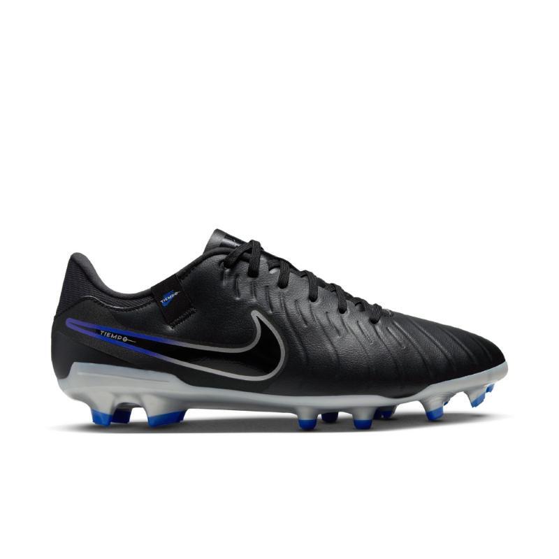 NIKE Męskie buty piłkarskie Legend 10 Academy Fg/Mg, Czarny chrom Hyper Royal, 46 EU