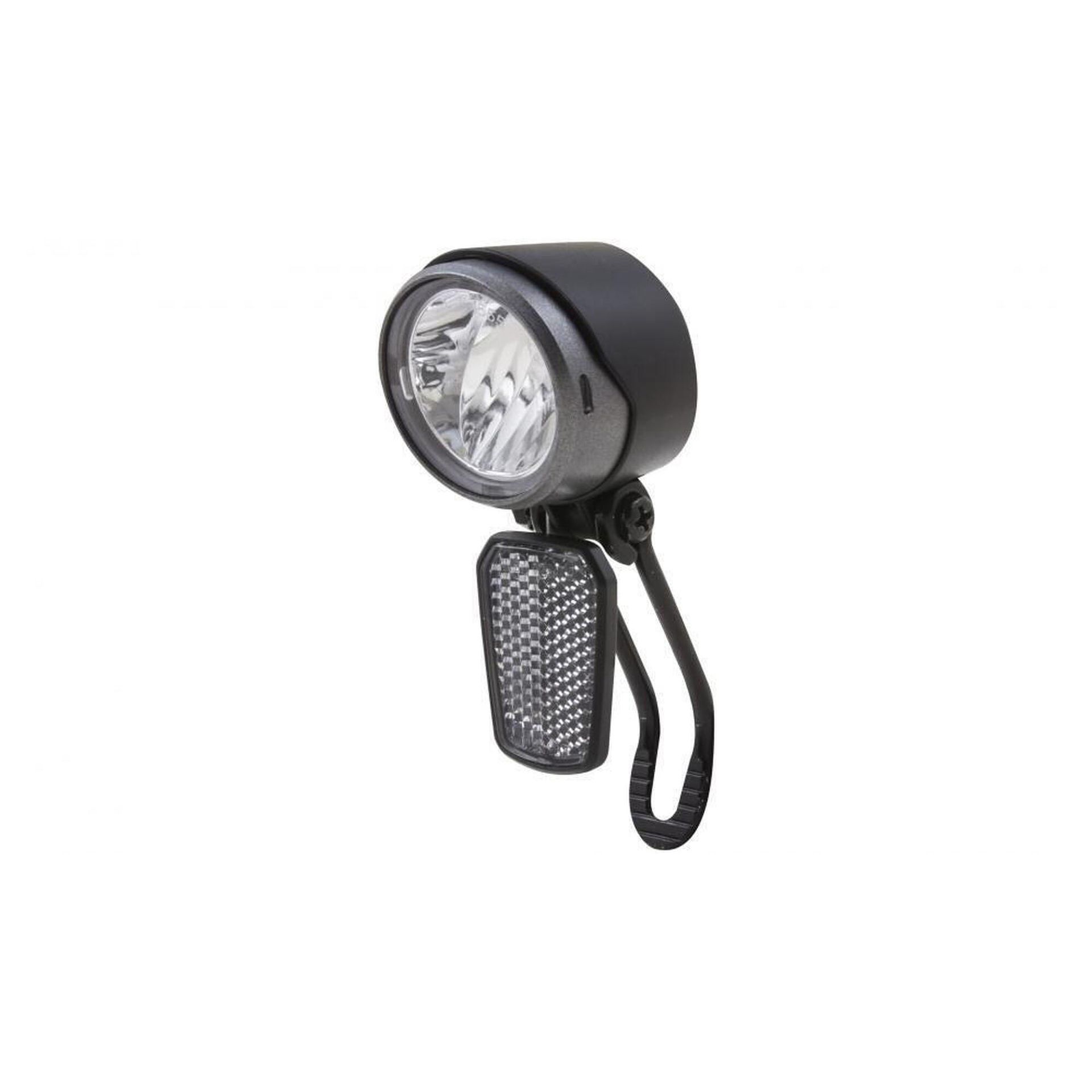 SPANNINGA X&O 30 XE Front Light E-Bike 6-36VDC, black 2020 Oświetlenie rowerowe - zestawy H676108