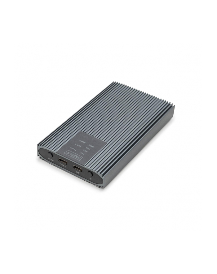 Obudowa/Stacja klonująca DIGITUS USB 3.1 Typ C na dyski SSD M.2 NVMe 20Gbps aluminiowa, beznarzędziowa