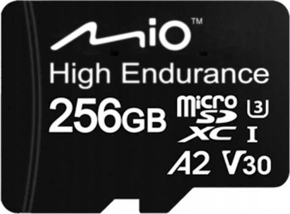 Karta Mio High Endurance MicroSDXC 256 GB Class 10 UHS-I/U3 A2 V30 414040000249